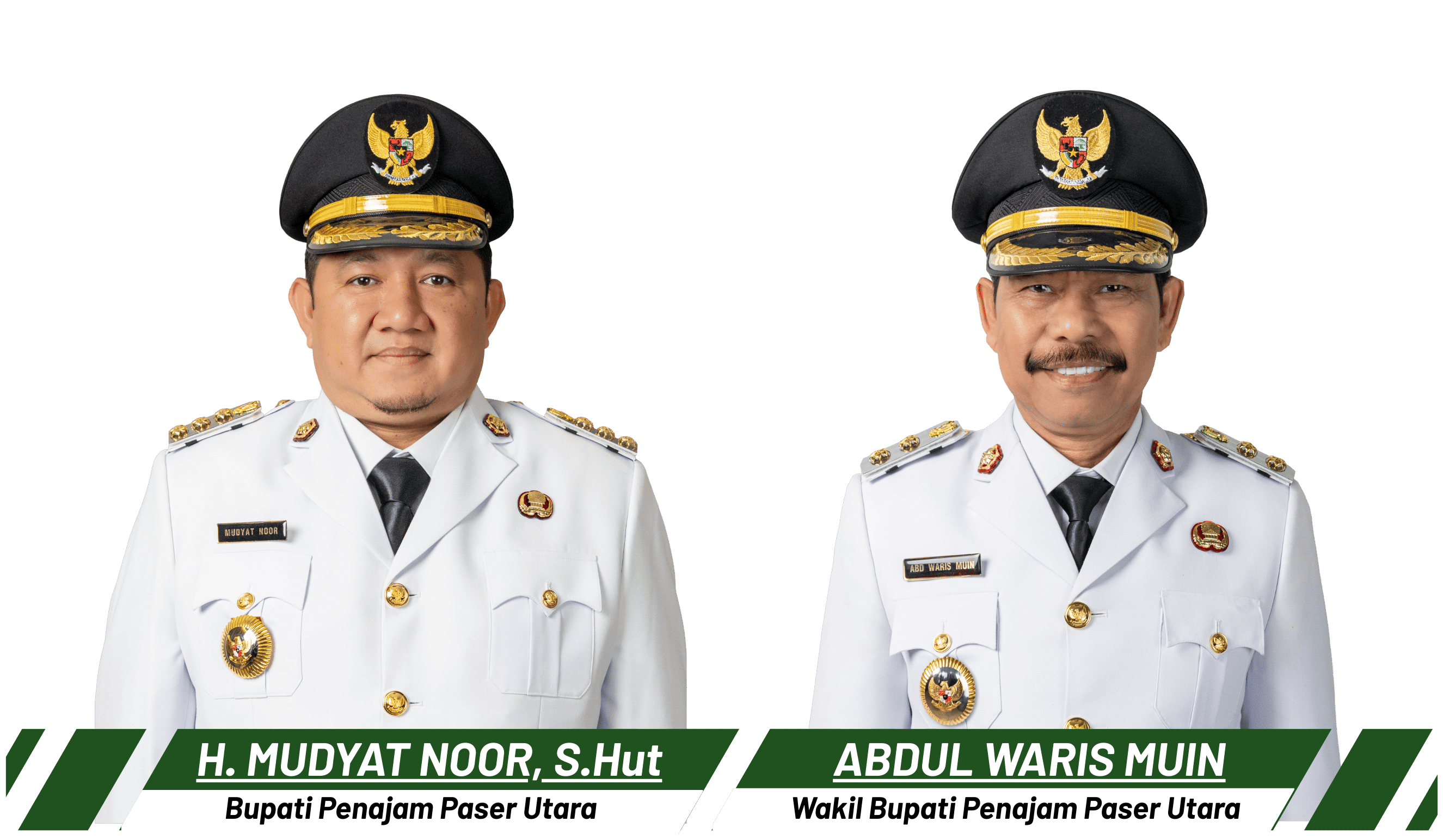 Bupati H. Mudyat Noor, S.Hut & Wakil Bupati Abdul Waris Muin